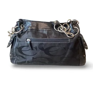 The Sak Black and Silver Patchwork Shoulder Bag thumbnail 6