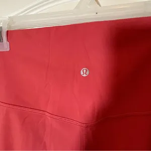 Lululemon Align HR Pant 28” size 14 NWT Sold Out Color: DTRE (Dessert Red). thumbnail 3