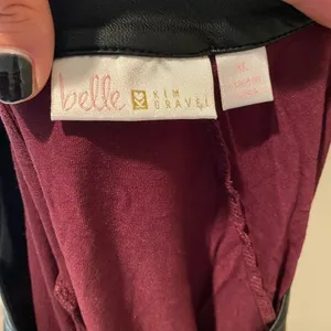 Maroon tunic belle by‎ Kim gravel size xl thumbnail 4