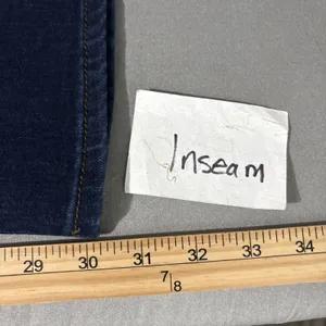 LEE Blue Jeans Womens Size 20 L Long Stretch Dark Wash Denim Straight 38X30 thumbnail 11