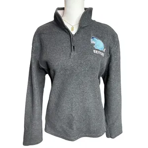 Vintage Disney Eeyore Quarter Zip Fleece M Y2K Poohcore Soft Girl RARE thumbnail 2