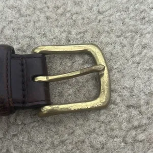 Vintage COACH Belt Genuine Leather & Canvas Men’s Belt 3771 Tan Size 38 thumbnail 6