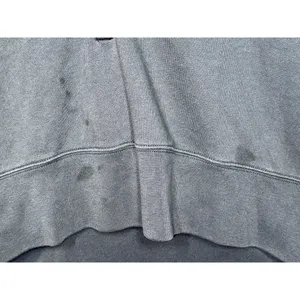 Abercrombie & Fitch Soft AF Gray Fleece Long Sleeve Henley V-Neck Sweater Size M thumbnail 5