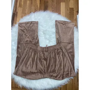 SKIMS Size Large Velour Track Pant in Sienna Women’s Lounge Sweat Pants NWT thumbnail 6