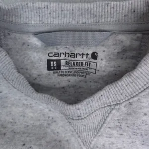 Carhartt Sweatshirt Women XS Gray Relaxed Fit Graphic Sleeve Crewneck Gorpcore thumbnail 5