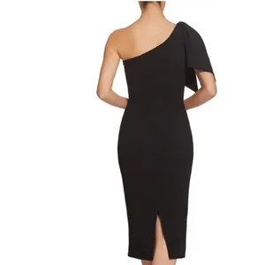 Dress The Population Tiffany Black One Shoulder Dress Size S‎ NWT thumbnail 2
