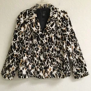 RQT animal print blazer/jacket XL‎ thumbnail 1