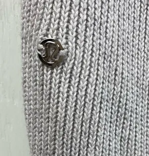 Lululemon Cabin Yogi Long Sleeve Knit Sweater Heathered Light Grey Size Small thumbnail 10