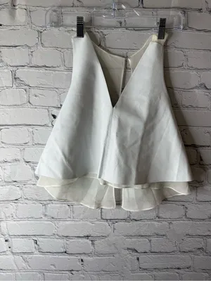 Emerson Thorpe silk and leather sleeveless top XS thumbnail 2