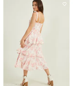 NWT Altar’d State Kassidy Tiered Midi Dress thumbnail 4