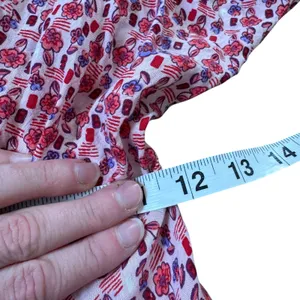 Poupette St Barth Surplice Crossover Maxi Dress Red Purple Floral thumbnail 7