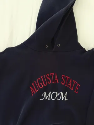 Navy sweatshirt hoodie Blue Size XL thumbnail 2