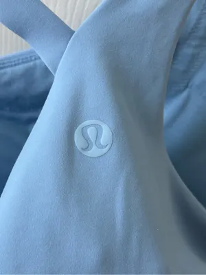Lululemon Everlux Asymmetrical Tennis Tank Top In Utility Blue thumbnail 4