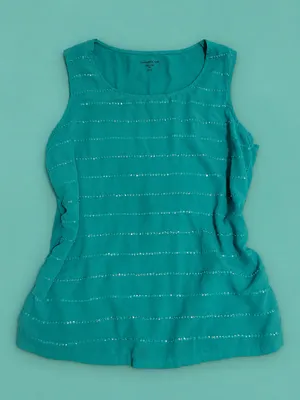 Coldwater Creek Sequin Tank Top thumbnail 1