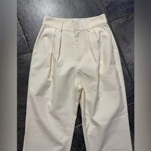 New! Endless Rose Ivory Pleated Dress‎ Pants Sz Small thumbnail 4