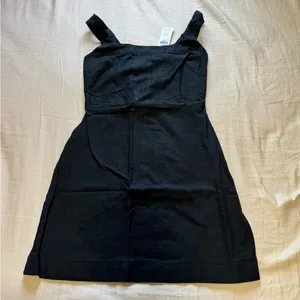 Abercrombie & Fitch: Linen-Blend Wide Strap Mini Dress thumbnail 7