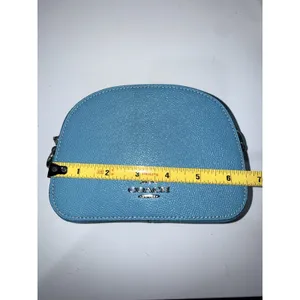 Coach Mini Serena Crossbody Bag 97561 Aqua‎ Crossgrain Leather MINT Z thumbnail 11