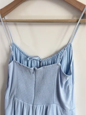 Sunday Best Delilah Dress Sky Blue ECOVERO Mini Dress Size M Aritzia thumbnail 9