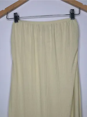 FP Beach Free People Yellow Convertible Midi Dress Maxi Skirt Small thumbnail 6