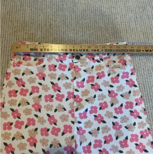 Boutique Anniewear denim floral jeans L thumbnail 3