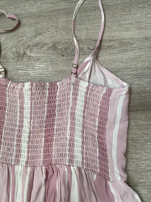 VICI | Nwt pink striped mini dress size small thumbnail 8