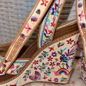Gianni Bini floral wedges thumbnail 2