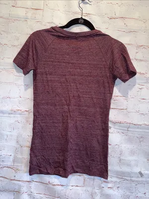 Adidas Arizona State Sun Devils V-neck Tee Maroon Gold Small thumbnail 3