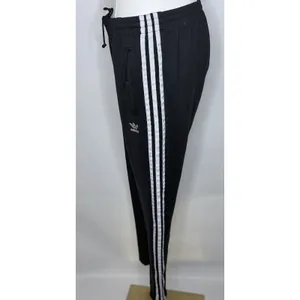 Adidas Originals Primeblue SST Track Pants Black White 3-Stripe Joggers Medium thumbnail 4