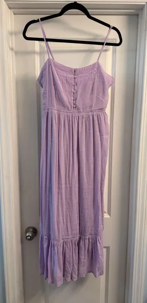 Light purple midi dress Size L thumbnail 1
