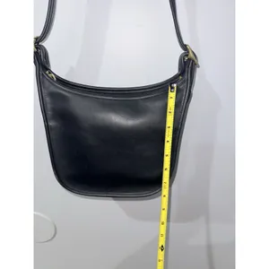 Coach Janice Legacy 9950 Crossbody Bag‎ Vintage Black Leather MINT COND V thumbnail 12