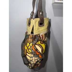 Fossil Key-Per Coated Canvas Tote Handbag Floral Pattern Large Shoulder Bag M thumbnail 6
