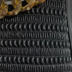Aldo Black Textured Faux Leather Shoulder Bag Chunky Chain Detail and Lion Logo thumbnail 15
