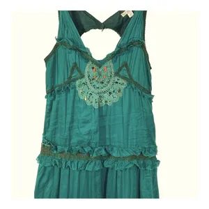 Urban Outfitters Lux Victorian Steampunk Green Midi Dress Size 5 thumbnail 5