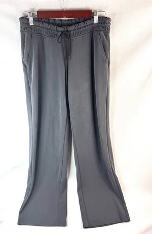 Athleta M Gray Drawstring Relaxed Athletic Pants thumbnail 1