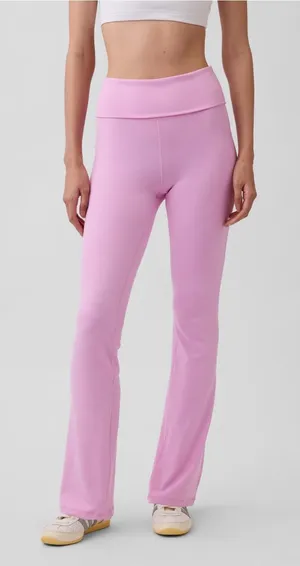Gap Smooth Foldover Mini Flare Leggings thumbnail 1