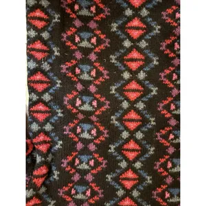 Vintage LL Bean Womens Aztec Print Mock Neck 100% Wool Sweater Size M thumbnail 6