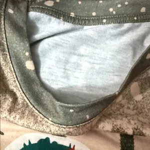 Stylish Cactus Print Women's Top Green Size M thumbnail 5