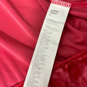 Fabletics Crushed Velour Full Zip Hoodie Jacket Size‎ S Red Strawberry New thumbnail 11