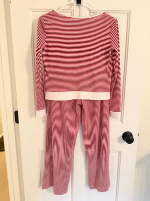 Rachel Ashwell Red White Striped Pajama Set‎ Women’s S/P Cozy Loungewear thumbnail 7