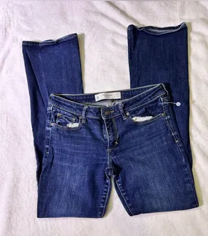 Abercrombie & Fitch Dark Blue Skinny Jeans thumbnail 1