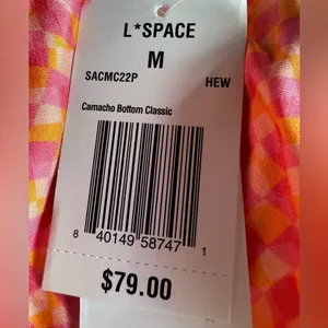 L*SPACE Camacho Bottom Classic Heat‎ Waves Style SACMC22P Size Medium NWT thumbnail 7