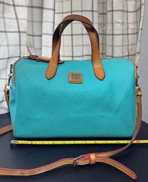 Dooney & Bourke Olivia Leather Satchel Spearmint Aqua thumbnail 1