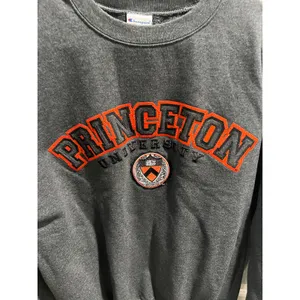 Champion Princeton University Crewneck Sweatshirt Small Gray Embroidered College thumbnail 7