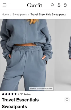 Comfrt Travel Essential Sweatpants thumbnail 2