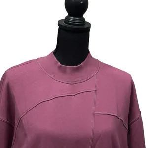 Lululemon Broken‎ Beats Sweatshirt Sweater Dress Size Medium Plumful Mauve thumbnail 2