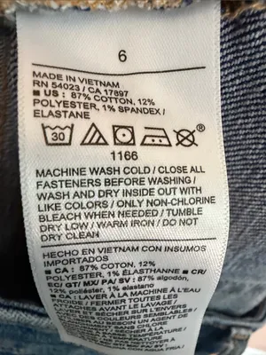 Old Navy Blue Distressed Denim Cutoff Shorts thumbnail 6
