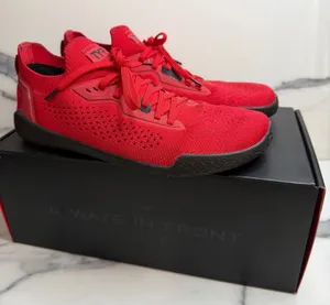 TYR DZ-1 DropZero Barefoot Trainers M Sz 7.5 W Sz 9 Red/Black Gym Lift Crossfit thumbnail 1