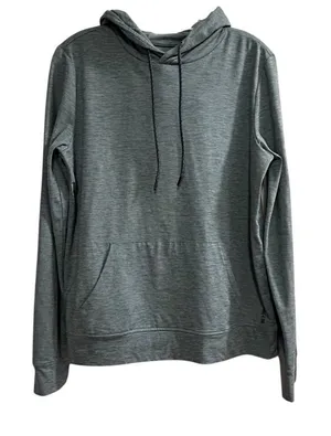 Bass Women's M Blue Green Pullover Hoodie Lightweight‎ Kangaroo Pocket thumbnail 1