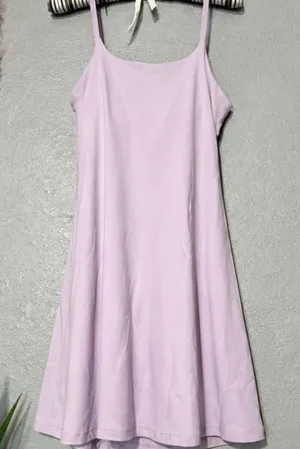 Source Unknown Lilac Lavender Athletic Workout Dress + Matching Shorts Size Small thumbnail 1