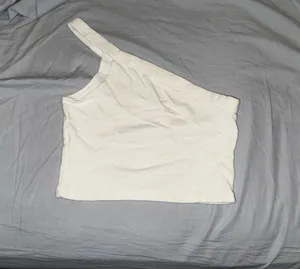Brandy Melville John Galt one shoulder cropped tank thumbnail 2